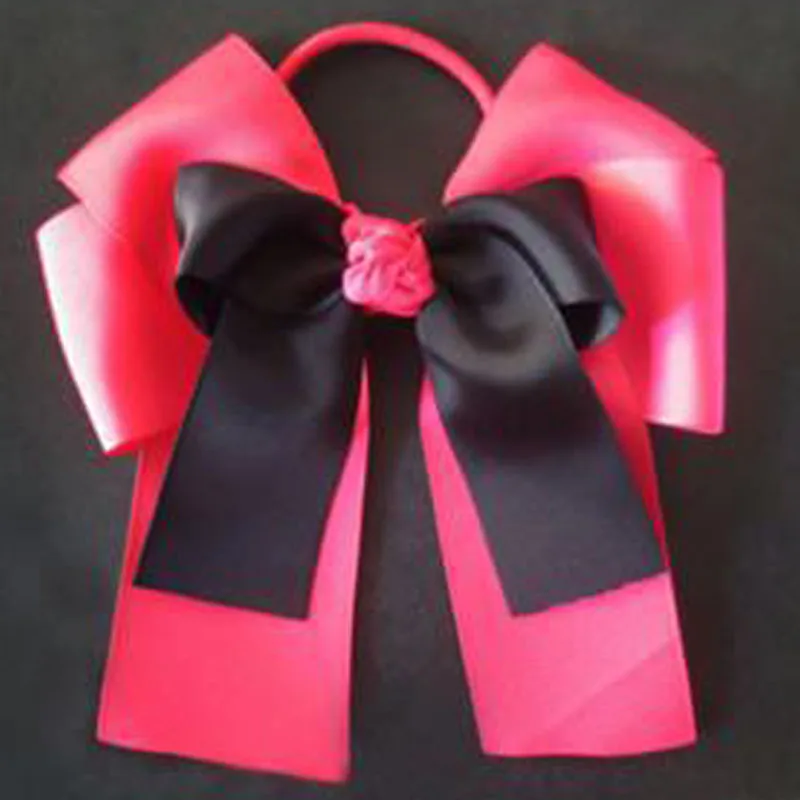 10 pcs 6&quot beautifulCheer Bows Cheerleading Bow Girl Elastic Band With Ponytail Hairbows Free Shipping | Аксессуары для одежды