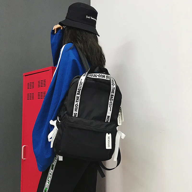 Menghuo Fashion Women Students Backpack for Girls Mochila Feminina Mujer Travel Backpack Women School Bags Bolsa Escolar BagpackIMG_9521