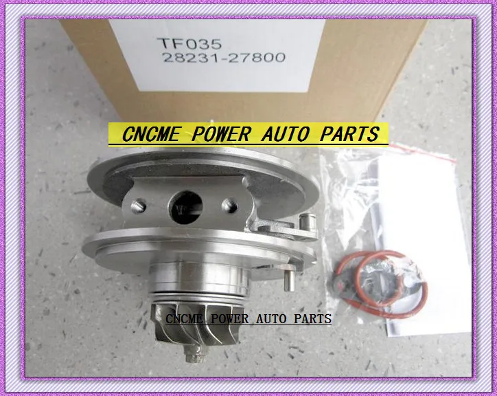 TURBO Cartridge CHRA TF035 28231-27800 49135-07300 49135-07301 49135-07302 49135-07100 Turbocharger For HYUNDAI Santa Fe 06-09 D4EB D4EB-V 2.2L CRDi 150HP (3)