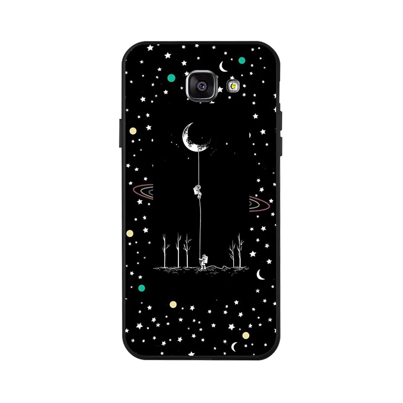 X059 Черный силиконовый чехол для samsung Galaxy A5 чехол s TPU чехол для телефона samsung A5 A510F SM-A510F A5+ A510 5,2 дюймов - Цвет: X059