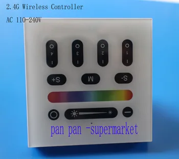 

2pcs Mi light 2.4G 4-Zone Touch Screen RGB RGBW Led Controller Wireless RF Remote Controller for Mi Light Led Bulb Led Strip