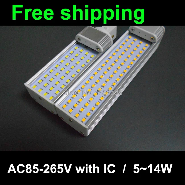 Падение цены! PF0.9 lampara g24 led g24d 1 2 2835 SMD LED PL в вниз свет лампы освещение 85 ~ 265 В