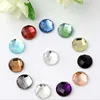 1pack Round Flat Back Glass Cabochon 6/8/10/12/14/16/18/20 mm Multicolor Crystal Cabochon Cameo For Diy Pendant Jewelry Making ► Photo 2/6