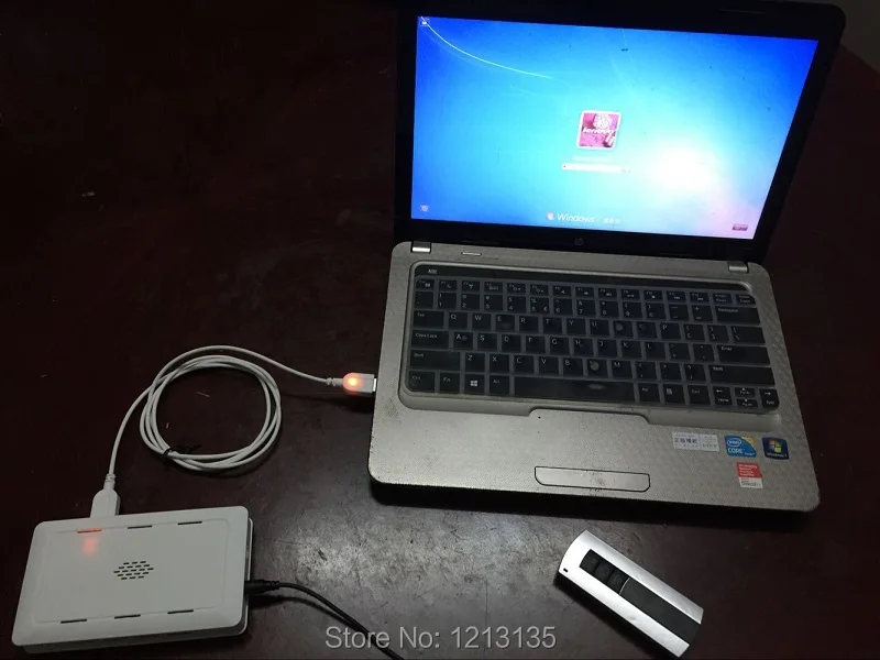 2 ports notebook security device for retail display of laptopin Alarm