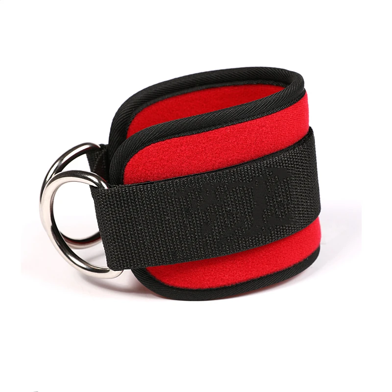 Black Blue Red Fitness Ankle Straps Practical Exercise Ankle Cuffs Padded Ankle Strap for Legs Abs and Gluteus Exercises (19)