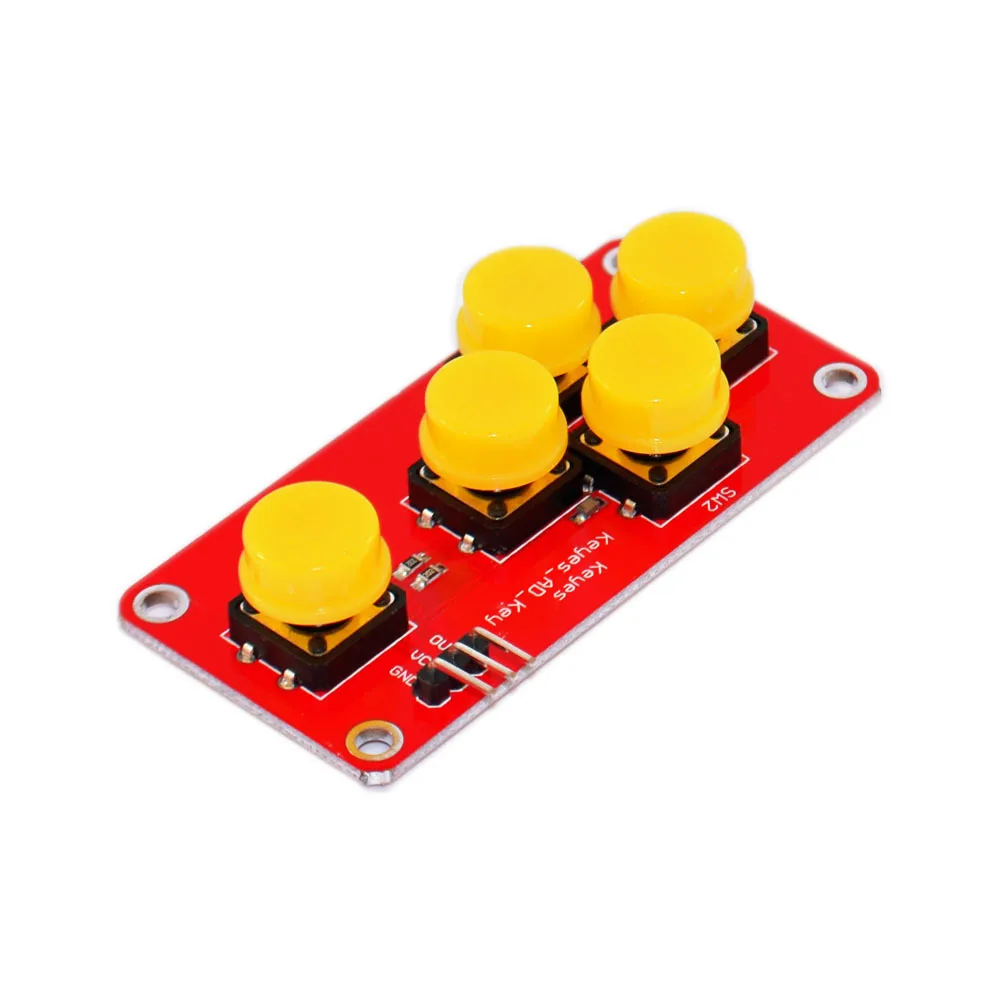 10PCS AD Keyboard Simulate Five Key Module Analog Button for Arduino ...