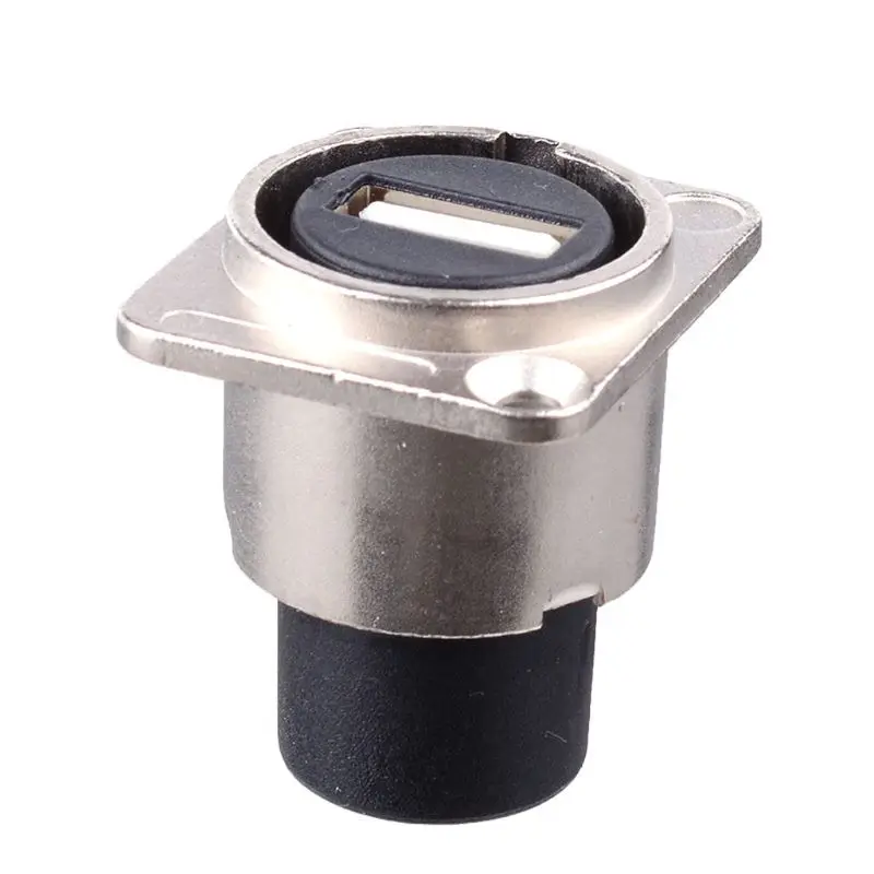 

USB 3.0 Socket Metal D type Female to Female Connector Panel Mounting Holder Adapter Support