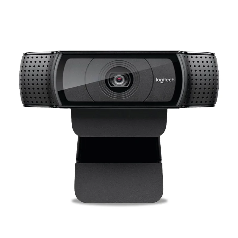Cámara web Logitech HD Pro C920e, llamada y grabación de vídeo panorámica, cámara 1080 p, ordenador portátil o de escritorio Webcam C920 versión de actualización - 2