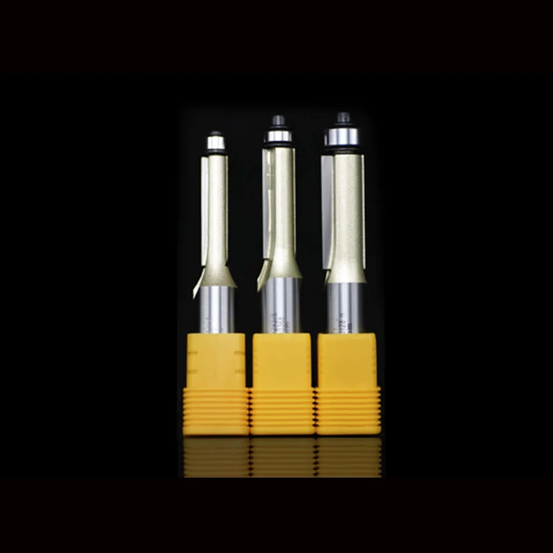 Арден фрезы 1/4 "& 1/2" хвостовик прямой флеш-обрезные биты с подшипником