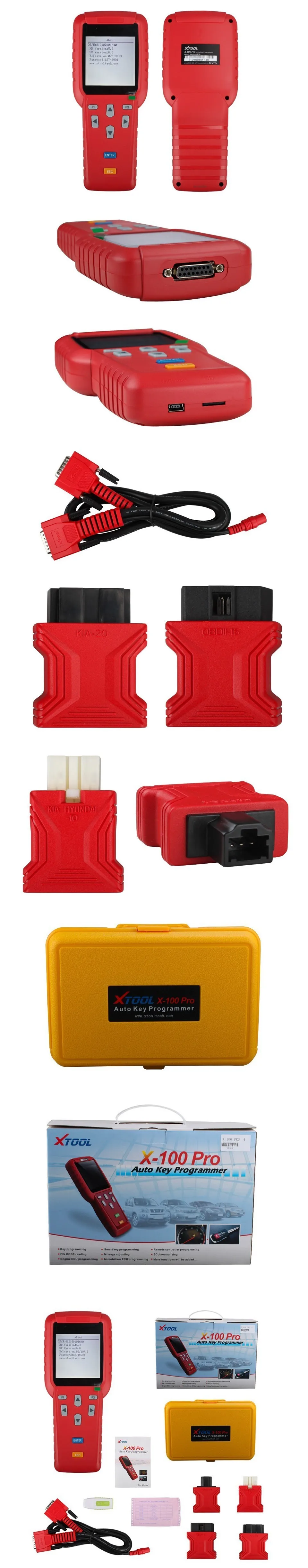Xtool X-100 pro Auto Key Programmer full set (1)