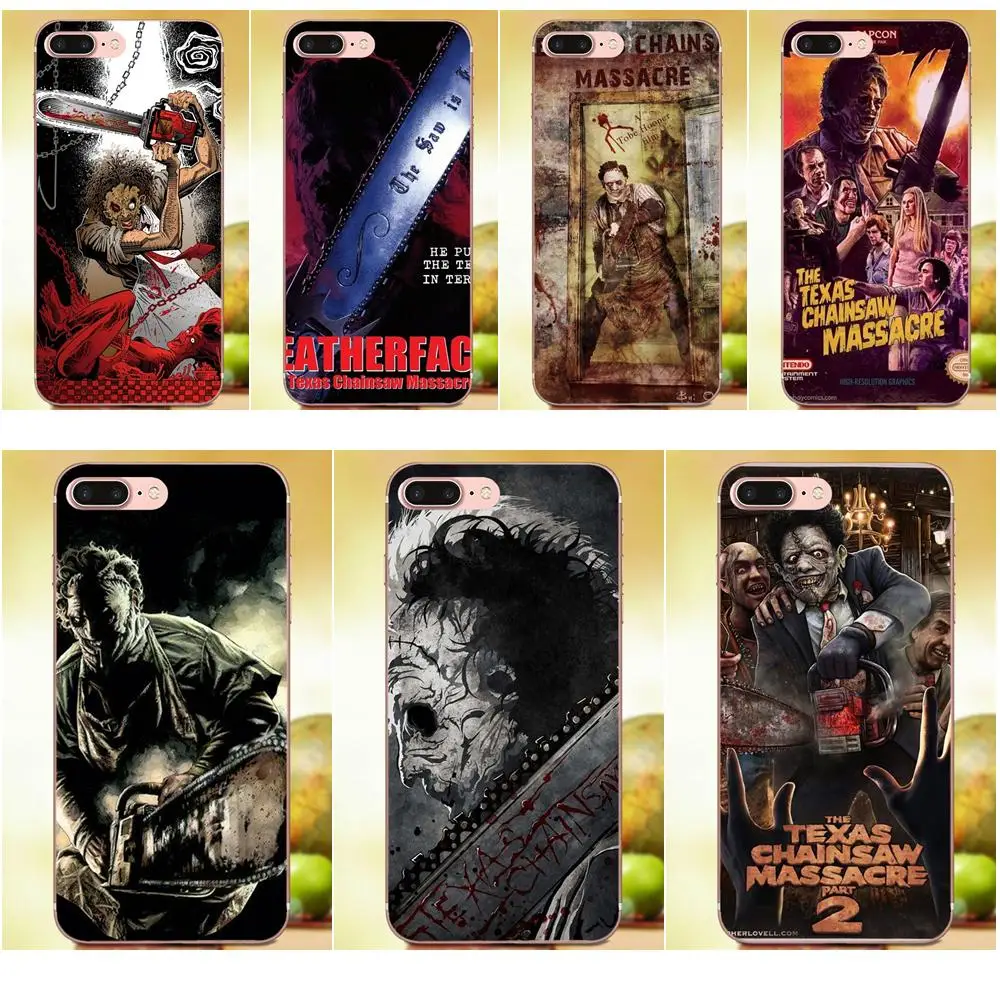 Для Apple iPhone X XS Max XR 4 4S 5 5C 5S SE 6 6S 7 8 Plus мягкие ТПУ чехлы Capa The Texas Chainsaw Massacre Tobe