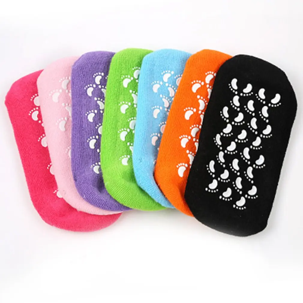 Humectante blanqueadora máscara exfoliante pies guantes Spa Gel calcetines mano máscara cuidado de los pies belleza calcetines de algodón