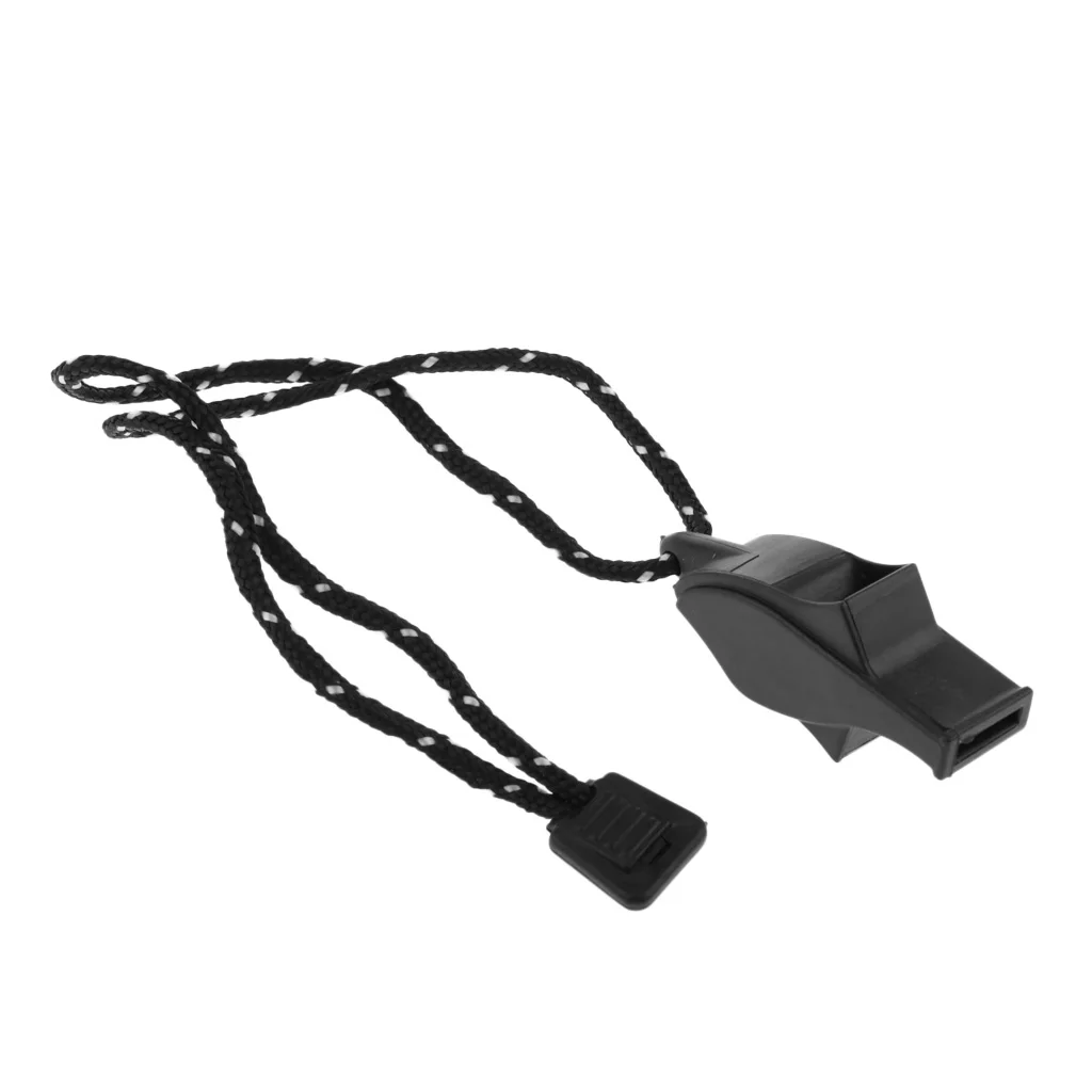 MagiDeal Safety Signal Whistle with lanyard for Boating Camping Hiking Hunting Emergency Survival Hand Strap Keychain