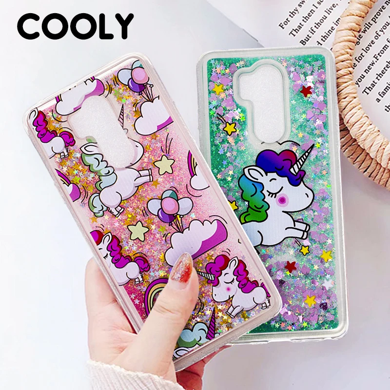 Жидкий чехол COOLY Unicorn Для LG G7 G6 G5 чехлы на K10 2017 для телефона V20 V30 мягкий силиконовый