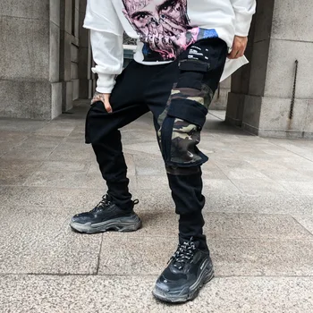 

Streetwear Camouflage Mens Jogger Pants High Quality Cotton Hip Hop Sweatpants Casual Slim Man Trousers