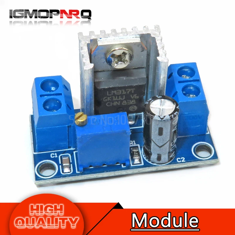 

2pcs LM317 DC-DC Converter Buck Step Down Circuit Board Module Regulator LM317 Adjustable Voltage Regulator Power Supply