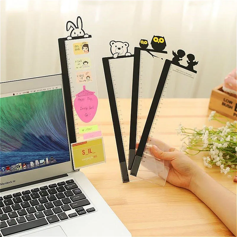 

Cute Computer Screen Message Board Sticker Transparent Adhesive Note Board Office Monitor Memo Card Holder Display Post Stickers