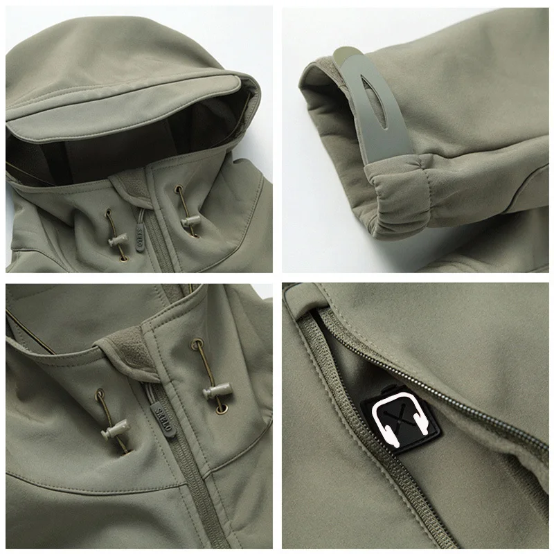  Army Camouflage Coat Military Jacket Waterproof Windbreaker Raincoat Clothes Army Jacket Men Jacket