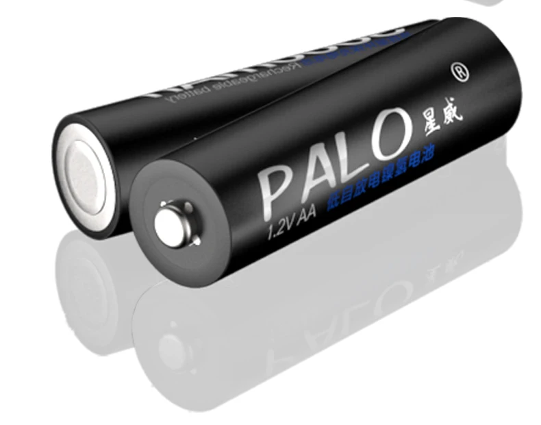 PALO 2 шт AA батареи 1,2 V 2a AA 2500mAh Ni-MH Предварительно заряженный аккумулятор 2A батареи для камеры