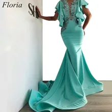 Новинка Дубай вечернее платье со шлейфом Длинные Кристаллы суд Поезд кутюр Красный ковер платье вечернее выпускное Вечерние платья на заказ