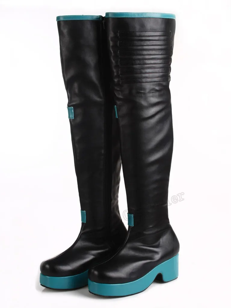 

Handmade Vocaloid Hatsune Miku Custom Made Cosplay Boots Cos Shoes