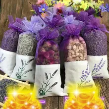 Засушенный натуральный лепесток Роза Жасмин Лаванда успокаивает ум помочь спящей спальни парфюмерный мешок дома гостиной шкаф для одежды