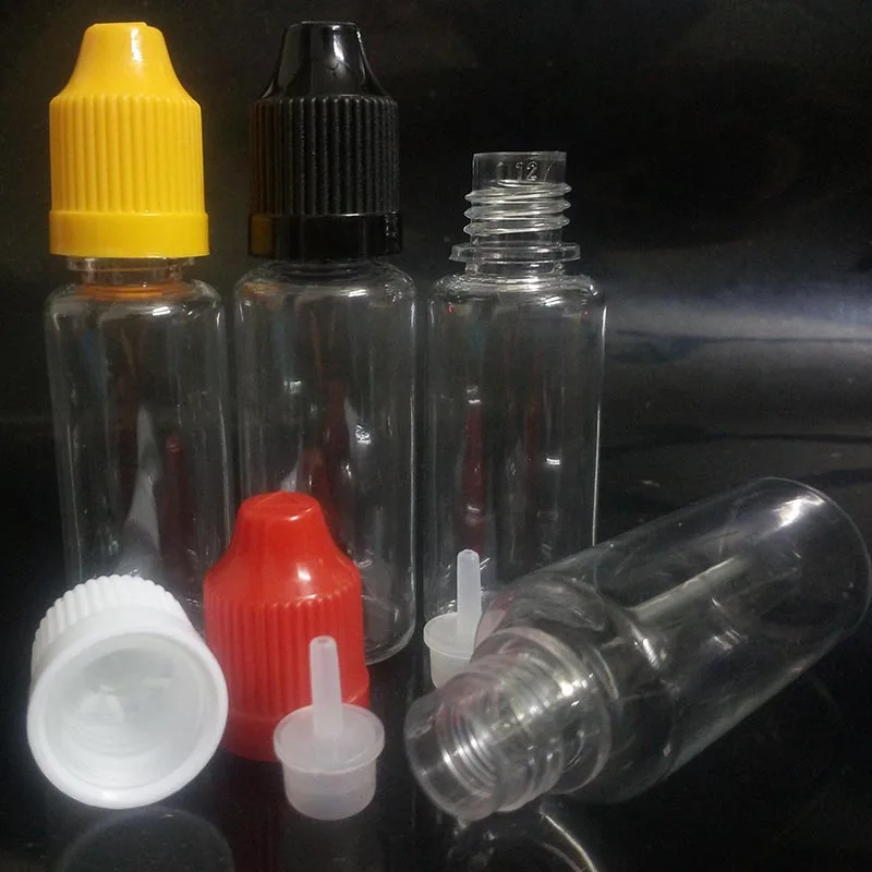 plastic Pet 20ml bottle Empty Clear Long Thin Dropper bottles E cigarette Liquid oil in Bottle For Ejuice 2500pcs | Красота и
