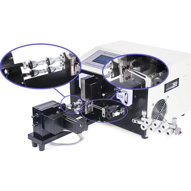 Новый SWT508-NX2 компьютерный кабель машина для зачистки проводов проводной щепально-драночный резки круговерть машина 0,1-4,5 или 0,1-2,5 mm2