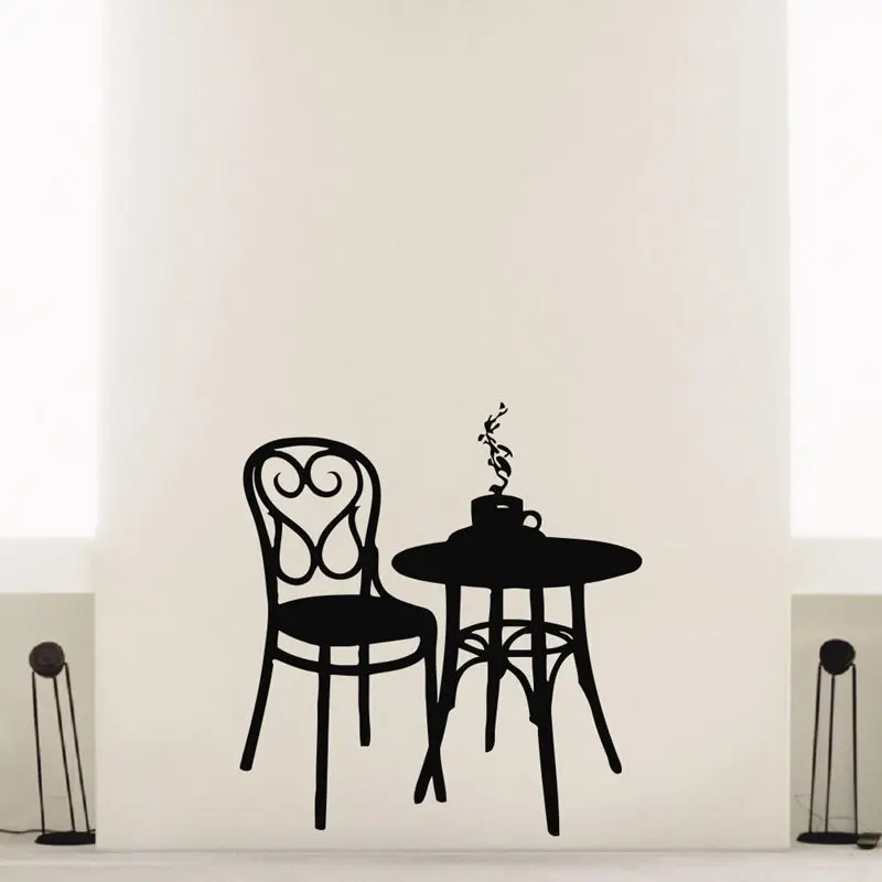 Restaurant Decal Coffee Sticker Ice Cream Posters Vinyl Wall Decals Pegatina Quadro Parede Decor