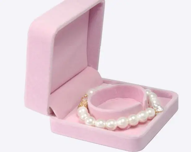 VV08 Luxury Faux Velvet Bracelet/Bangle Box Jewellery Display Storage Gift Box 