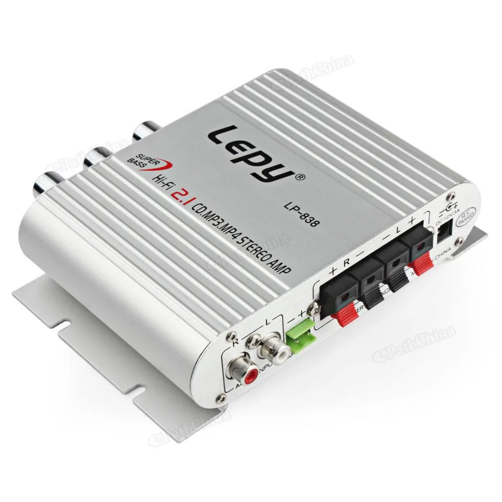 Lepy 12В мини Hi Fi усилитель Радио MP3 стерео для автомобиля мотоцикла дома|hi-fi amplifier|mini
