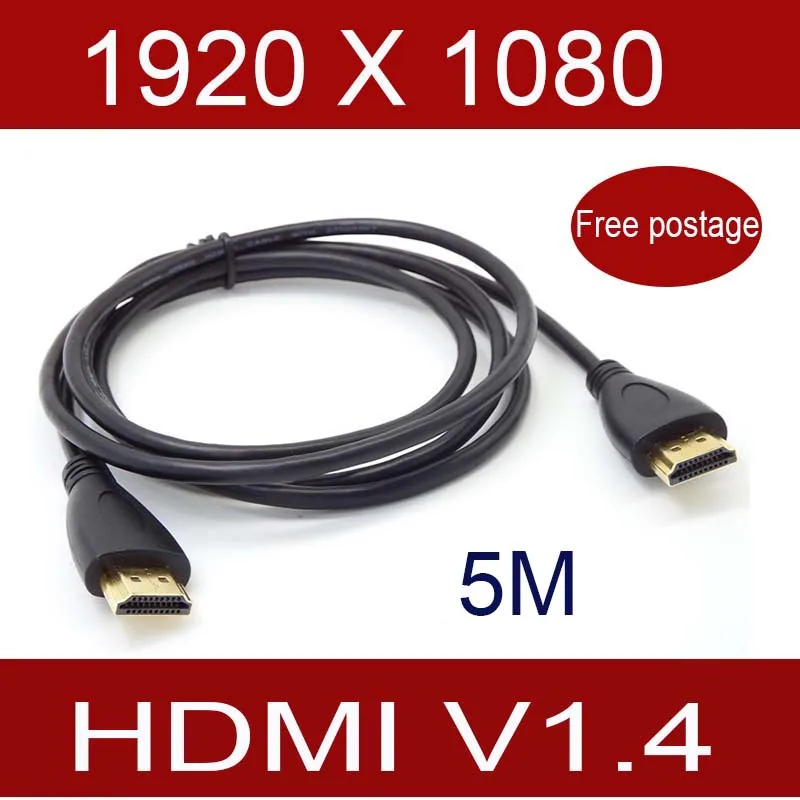 10 قطعة 15FT HDMI كابل HDMI القصير الرصاص v1.4 3D مرئيات ل التبديل الخطان