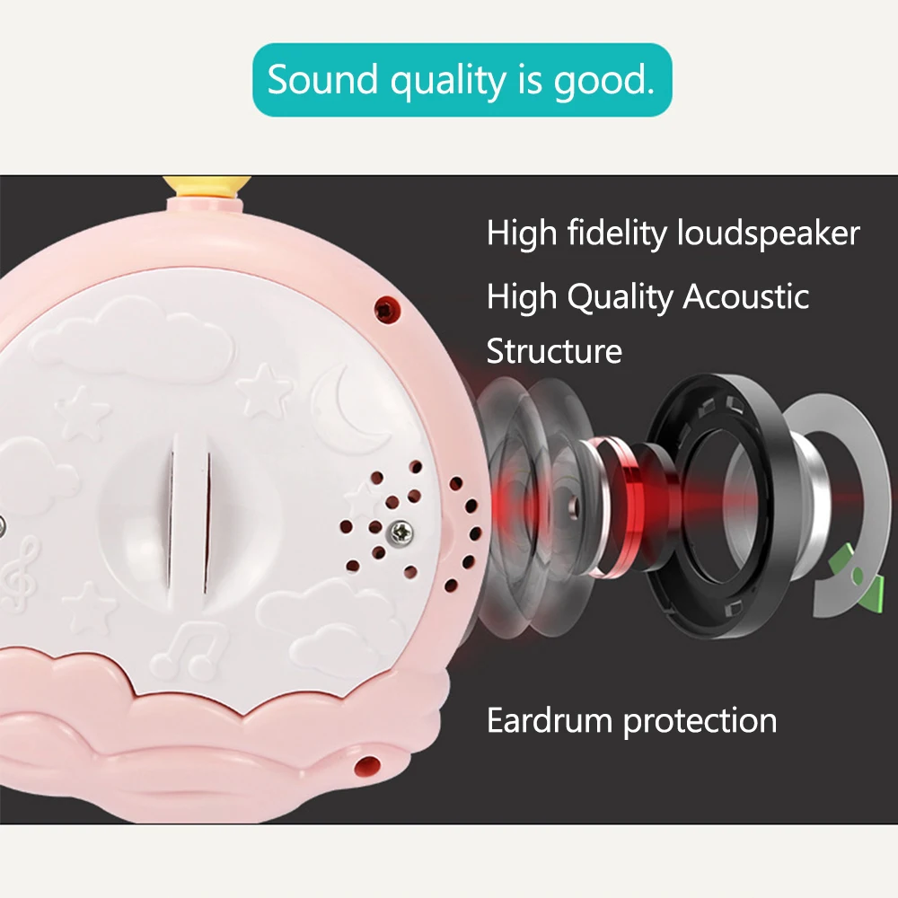 Детские погремушки в кроватку мобили детские игрушки для 0-12 месяцев держатель вращающаяся кроватка кровать колокольчик с музыкальной коробкой Проекционные развивающие игрушки