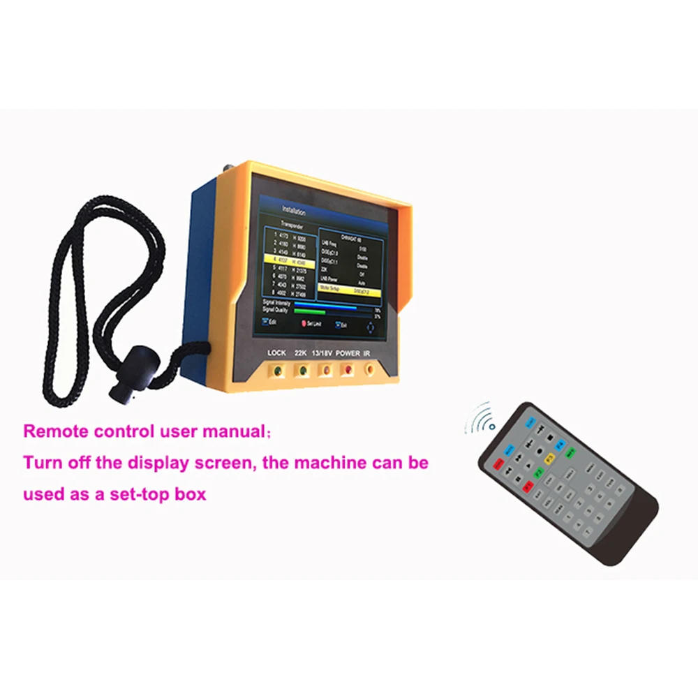 KPT 356H DVB-S2 T2 Satfinder New arrival Fast Tracking Full HD Digital Satellite Finder Meter MPEG-4 Modulator DVB-S Sat Finder