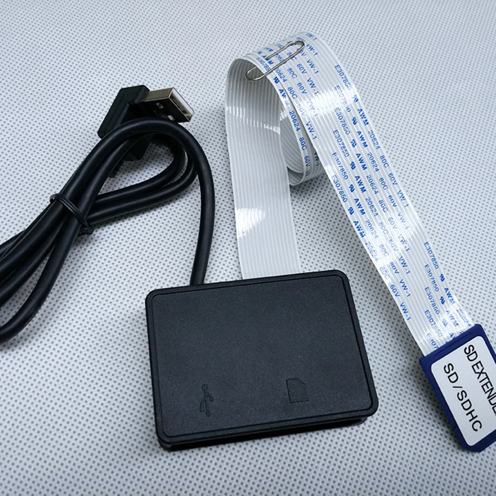 USB Гибкий Удлинительный кабель удлинитель адаптер конвертер SD карта Женская SDHC кардридер для MP3 gps мобильного телефона 54/70 см