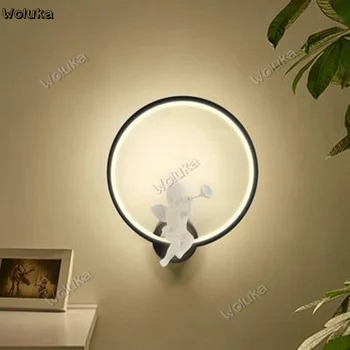 

Background lamp bedroom bedside lamp cartoon bird children's room wall lamp living room wall CD50 W03