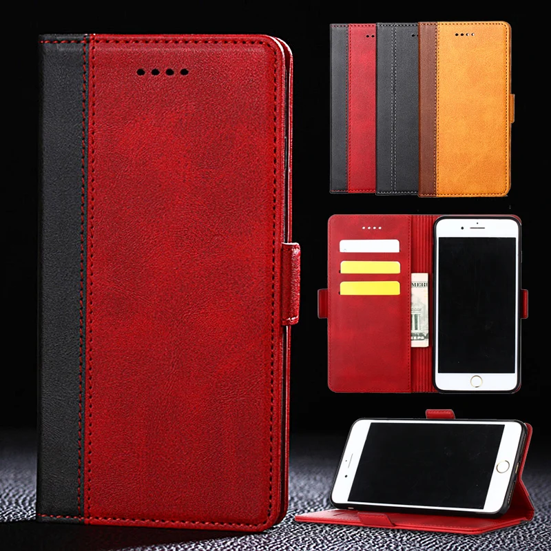 

For Funda OPPO AX7 Case Wallet PU Leather Phone Cases For Coque OPPO A7 6.2 inch with Stand and Card Holder Flip Cover