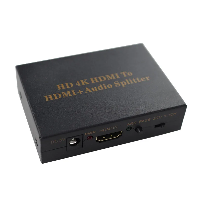 HDMI аудио экстрактор в оптический Spdif преобразователь Toslink видео сплиттер
