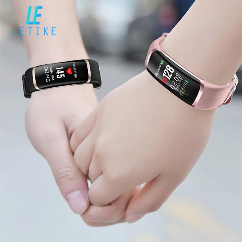 

Letike color screen Fitness Tracker for Lover, friends ,family etc 2 pcs/set Color Screen smart bracelet with Heart Rate Monitor