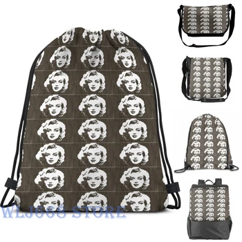 

Funny graphic print shoulder Bags women Marilyn Monroe (11) Single shoulder backpack travel for men Gym Bag