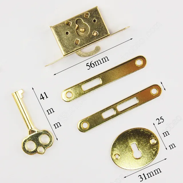 Antike möbelschlösser drawer Haken schloss Schiebe Retro schranktür