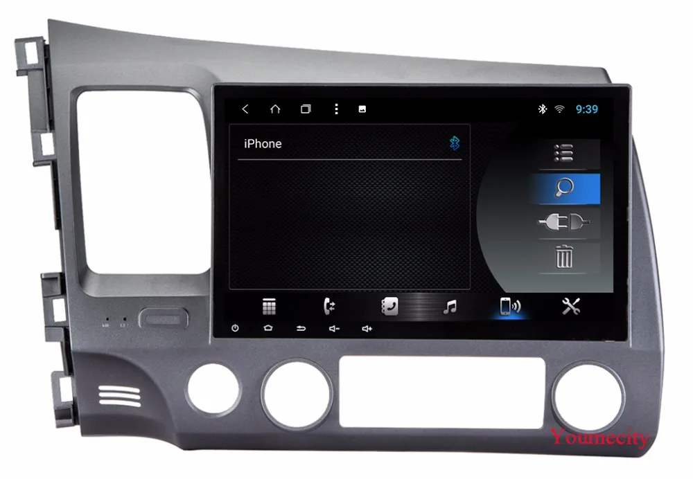 Top Android 9.0 Octa Core Car dvd Video headUnit dvd For Honda Civic 2006-2011 Capacitive screen 1024 *600 RDS radio wifi  bluetooth 71