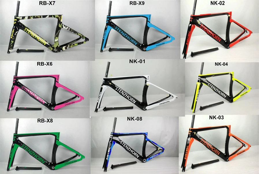 MADE IN TAIWAN 3K T1000 carbon frame road bike 2017 stenzhorn NK1K