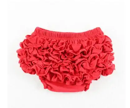 Детские шорты Корея PP новые шорты для девочек/мальчиков хлопковые детские брюки хлопковые кружевные украшения - Цвет: Red