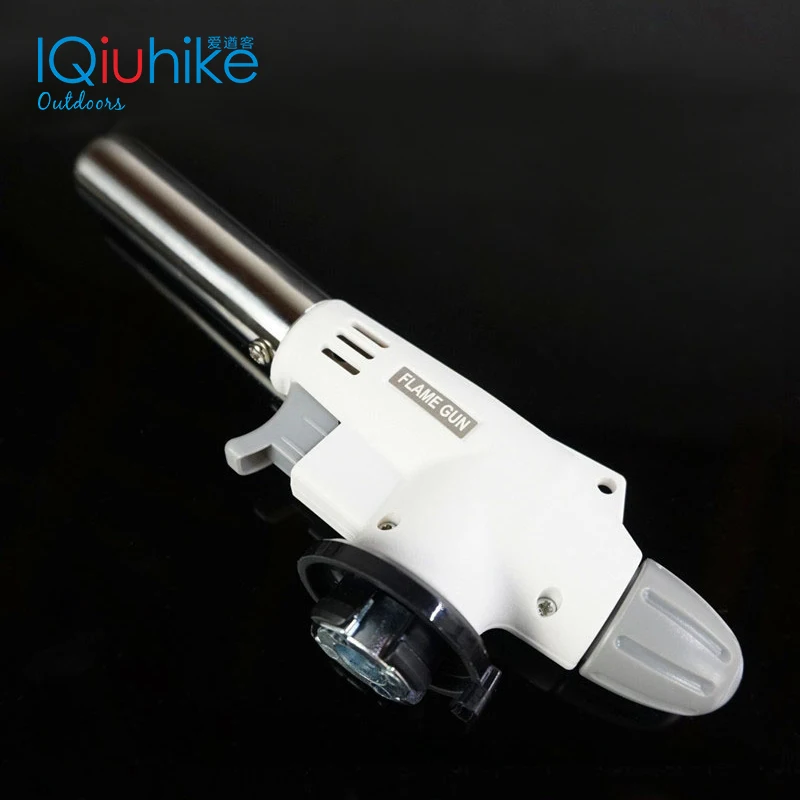 

920 Wind Fully Automatic Electronic Flame Gun Butane Burners Gas Adapter Torch Lighter Hiking Camping Equipment Proof Waterproof