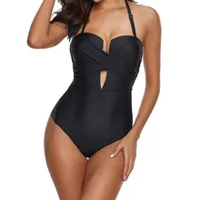 Купальная одежда, женский купальный костюм, для девочек,, пуш-ап, летний купальный костюм, цельный, сексуальный, черный, купальный костюм, женские купальные костюмы