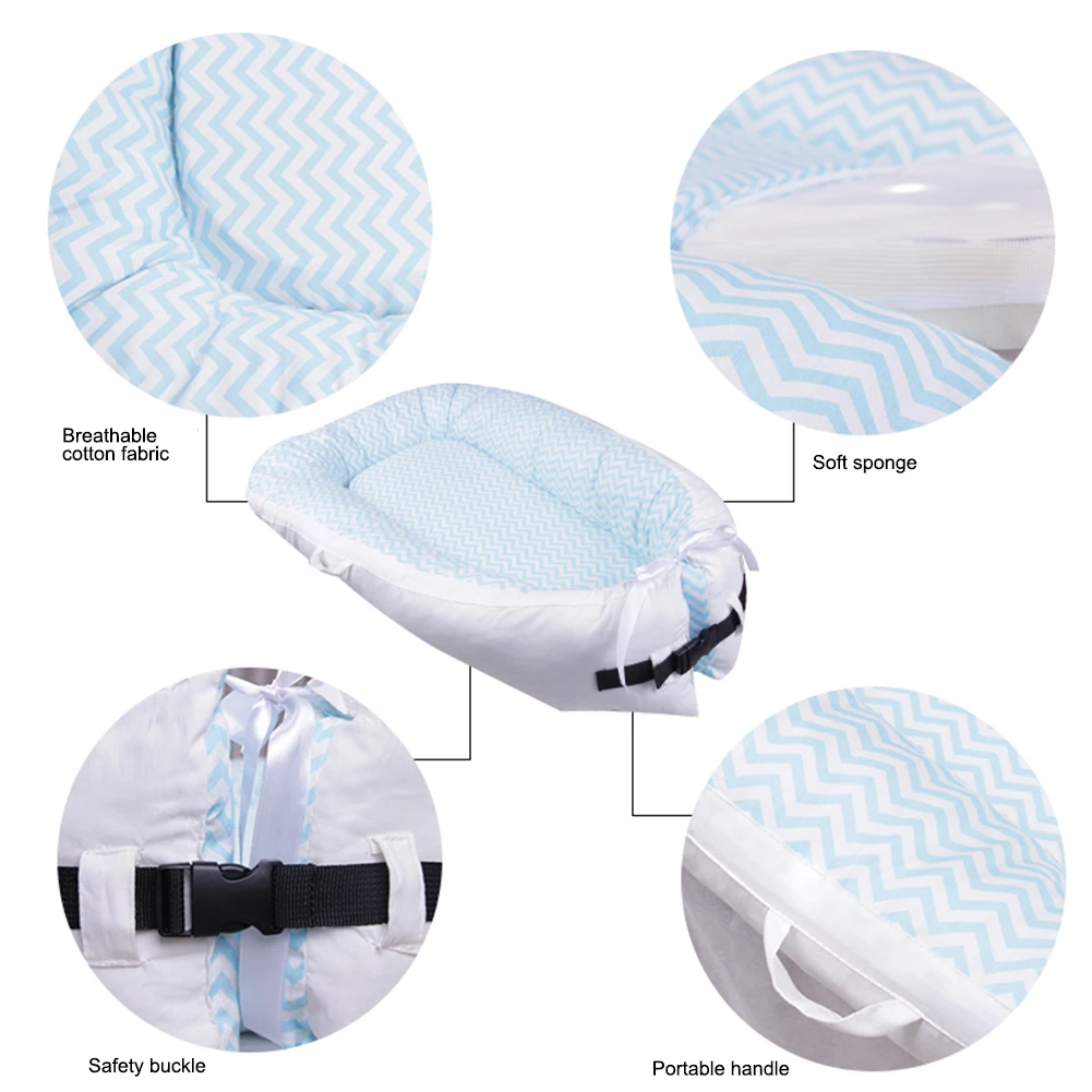 Новорожденный шезлонг Bionics кровать portabel детское гнездо больная кровать детская кроватка спальный артефакт дорожные кровати с бампером