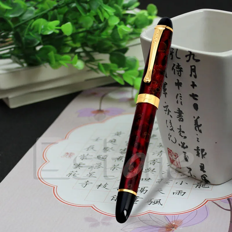 Лучше JINHAO X450 Carven B/Средний Перьевая ручка красный цветок перьевая ручка красный цветок