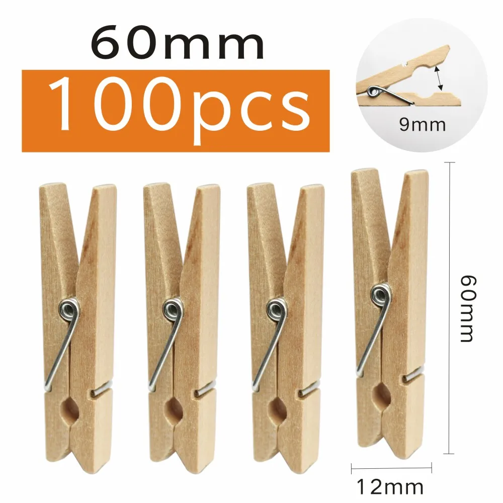 

100pieces lot new mini wood paper for notes clamps for communication clothespin craft decorations, wooden photo clips t