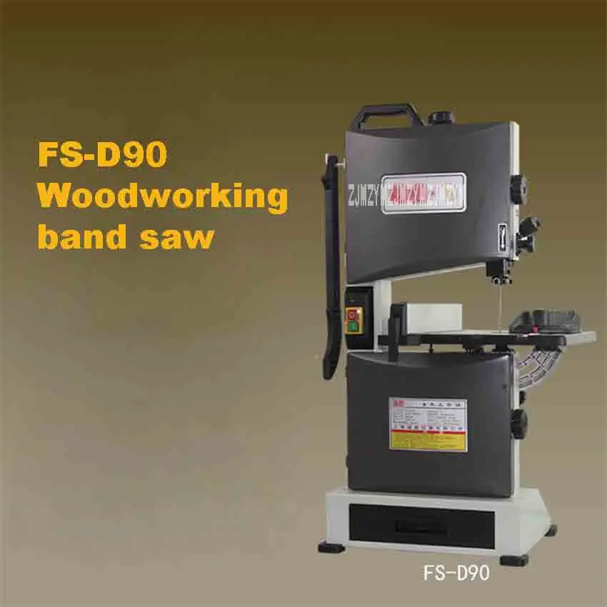 FS-D90 Multifunctional Band Saw Machine Small Home Woodworking Beads Cutting Machine Professional Band-Sawing Machine 220V 500W FS-D90 Multifunctional Band Saw Machine Small Home Woodworking Beads Cutting Machine Professional Band-Sawing Machine 220V 500W